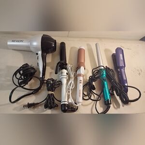 Lot of 5 WORKING Hair Tools SEE DESCRIPTION FOR DETAILS
